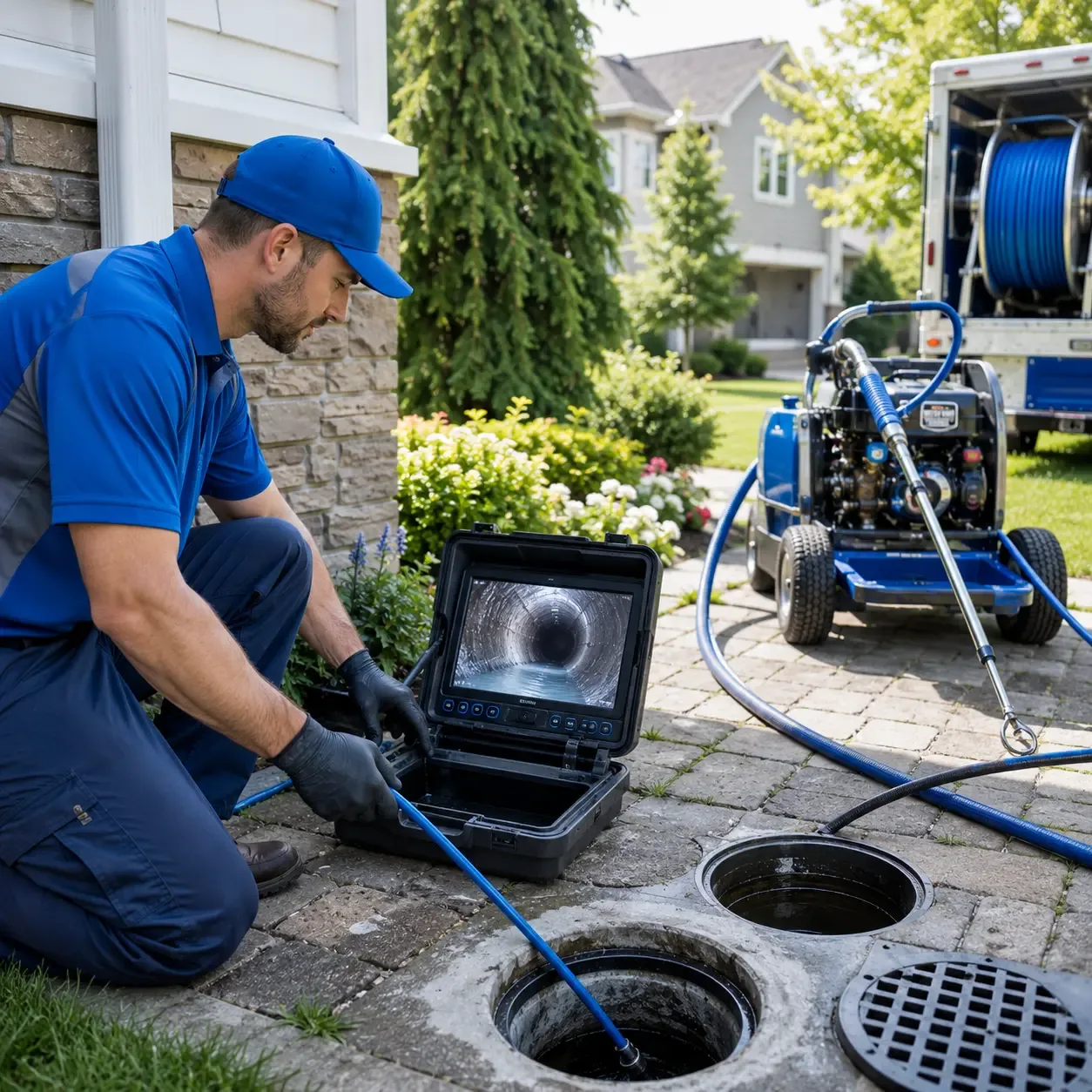 Outdoor drain cleaning professionals serving Enfield, NC